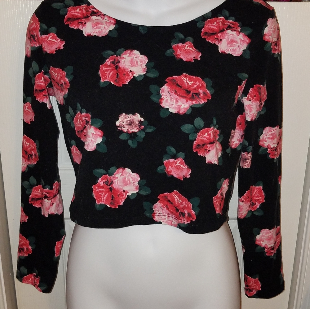 Floral crop top